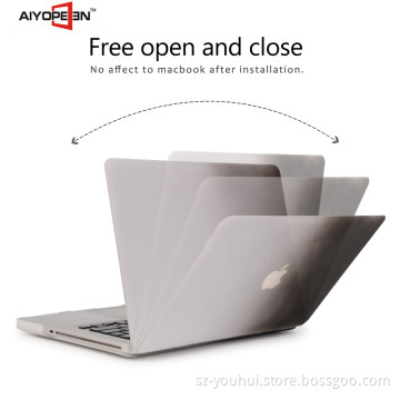 Hot sales High Quality white and black gradient Waterproof rainbow Colorful hard PC Case For Macbook Pro13.3/ 15.4 inch